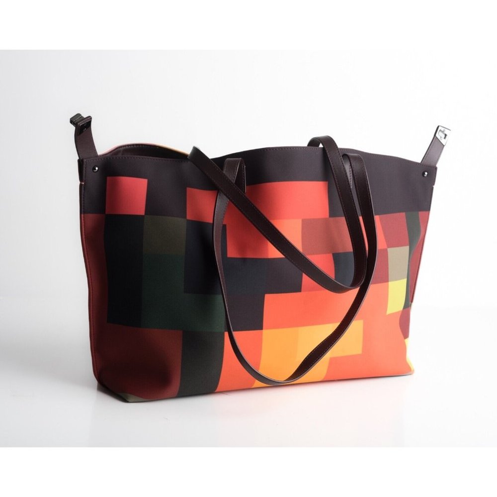 Akris Womens Medium Ai Shoulder Bag Purse Technical Fabric Colorblock Multicolor - Picture 5 of 16